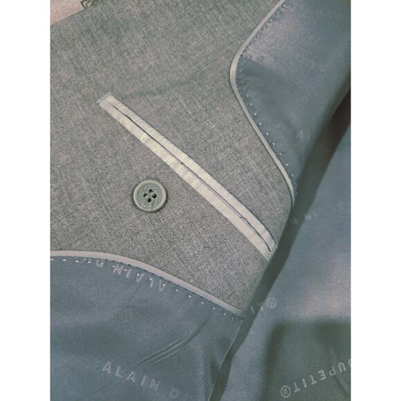 NWT Alain Dupetit Medium Grey Two Button Suit - Picture 3 of 7